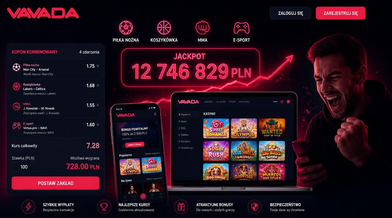 kupon sportowy combinowany z wieloma dyscyplinami i rosnącą pulą jackpotu